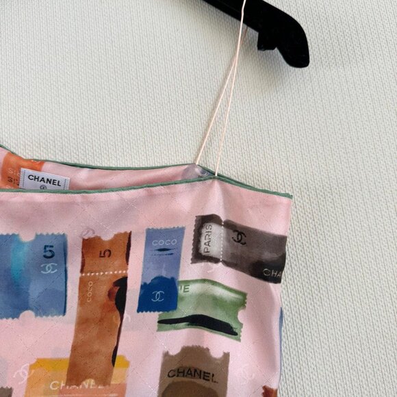 Chanel Silk Print Cami Top - Picture 4 of 8